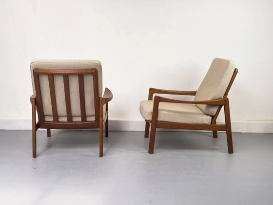 Sillones Lounge de teca de Tove & Edvard Kindt Larsen para Gustav Bahus, Juego de 2 – Mid Century Modern (photo 5 of 23)