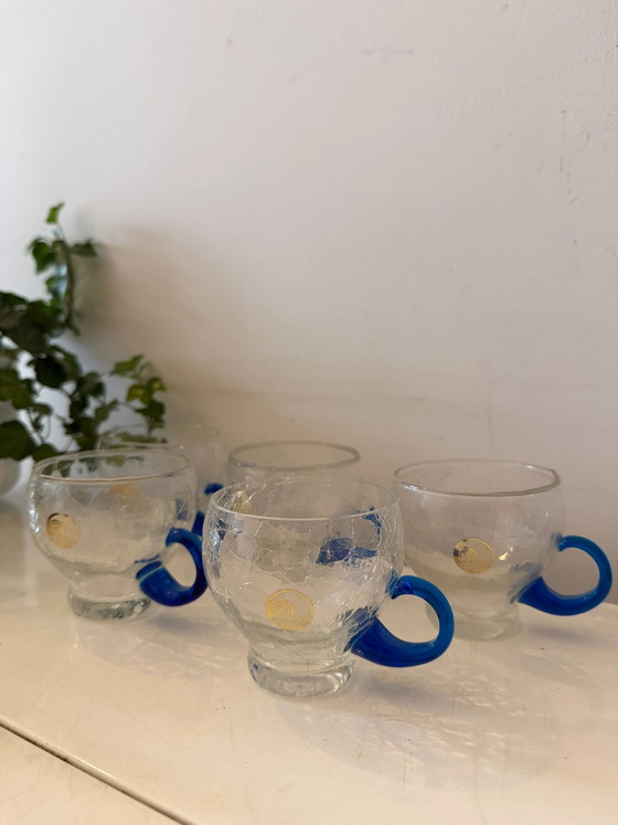 Tassen aus Craqueléglas – Geschirr, Vintage (photo 2 of 7)