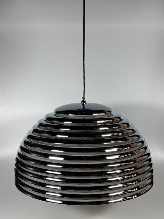 Image 1 of 60er 70er Jahre Deckenlampe Staff Leuchten Kazuo Motozawa Saturno Chrom Design