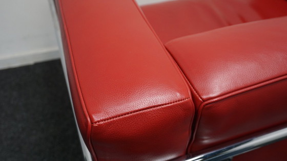 Image 1 of Cassina LC3 Grand Confort Poltrone Modello Grand | Rood Leer