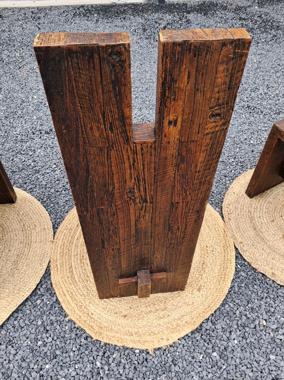 Image 1 of 4 brutalisme stijl stoelen