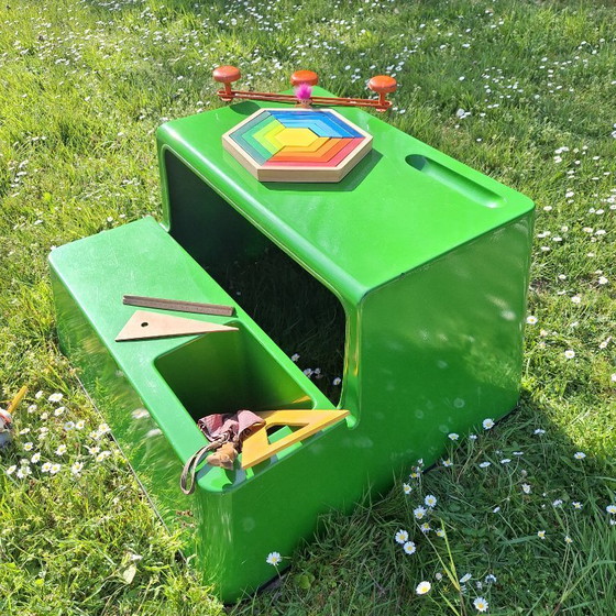 Image 1 of Scrivania/panca per bambini Ozoo, design francese, stile Space Age anni '70, minimalista