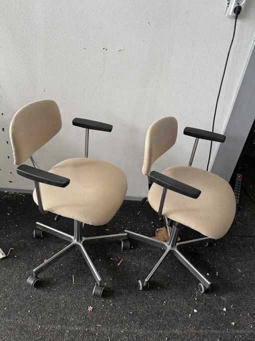 2 sedie da ufficio vintage