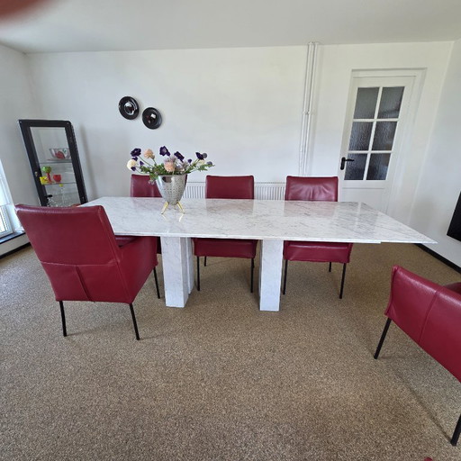 Marble dining table
