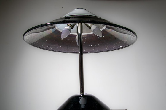Image 1 of Lampada da tavolo in vetro di Murano Afredo Barbini Circa. 1980