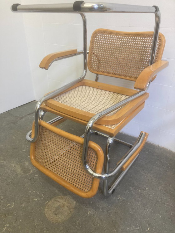 3 X Vintage Cesca Breuer – Merk onbekend, Eetkamerstoelen, Wood, Rattan (photo 14 of 17)
