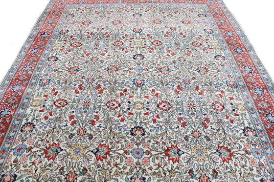 Image 1 of Tapis original noué à la main Hereke Laine Ancienne 335 x 232 cm