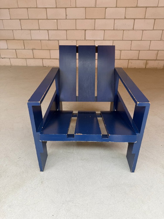 Image 1 of Vintage Crate Chair By Gerrit Rietveld (more in stock)
