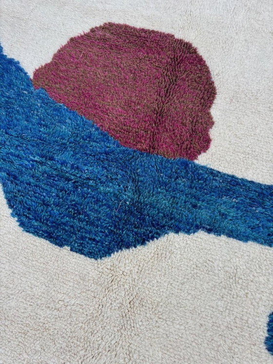 Handgemaakt Marokkaans wollen tapijt – Uniek en tijdloos 200cm x 300cm – Vloerkleden en tapijten, Cotton (photo 5 of 8)