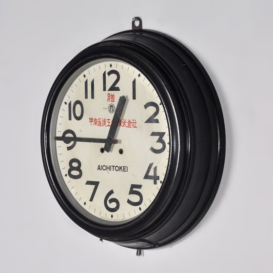 Image 1 of Grande orologio giapponese in legno, anni '20