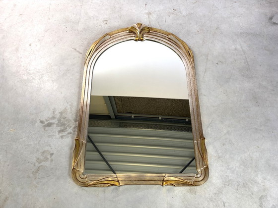 Miroir vintage de Deknudt, années 1970 – Verre, Bois (photo 7 of 9)