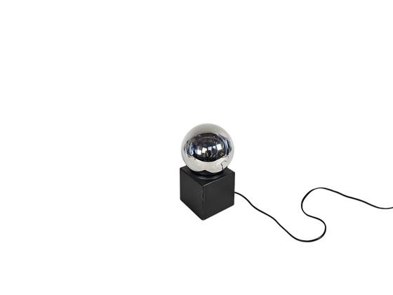 Image 1 of Dutch Design - Space Age - Philips Design Mirror Ball Lamp - Table/Desk Lamp - 70's