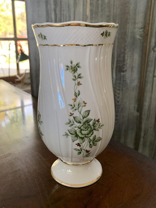 Ungarische Holhaza Porzellan Vase, 1980er Jahre