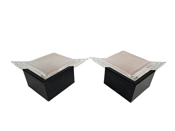 Image 1 of Leucos - Murano - Wandlampen (2) Set - Murano Glas - Metaal - 1960's