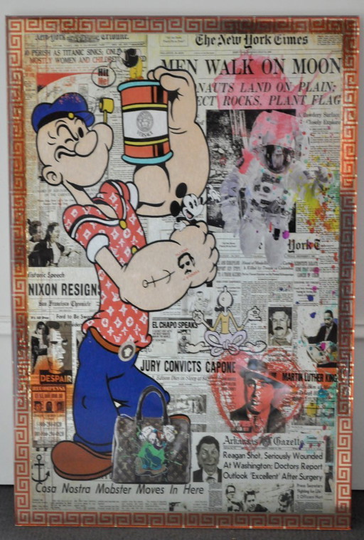 Van Apple - Tecnica mista - Moonwalker (rif. 3150)