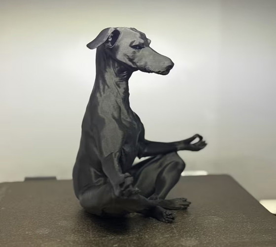 Decoratief beeldje van een hond – Decoratieve objecten, Plastic (photo 5 of 5)