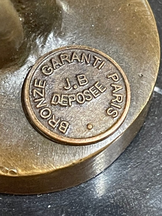 Image 1 of Art Deco bronze sculpture – Ballerina dancer – Signed Milo – Bronze Guaranteed Paris