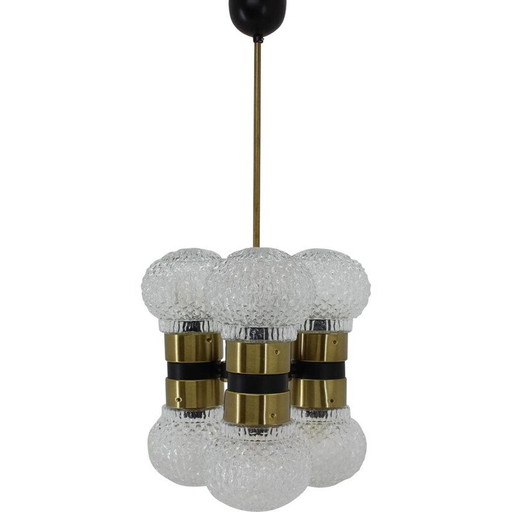 Lampadario di metà secolo Napako, anni '60