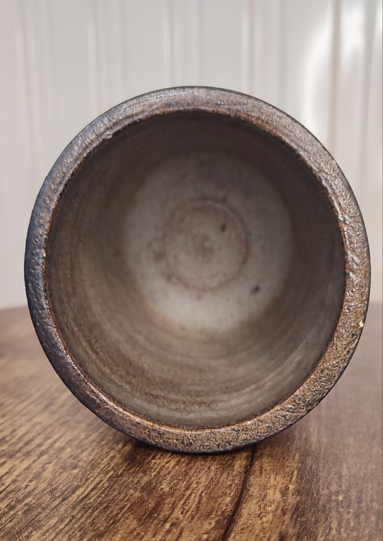 Image 1 of Kleine Keramik-Rollvase von Louis Yves Bonnet