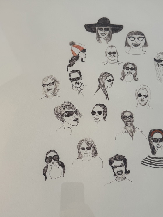 Image 1 of HEDWIGE JACOBS / drawing / SUNNY DAY / 2006, incl. frame