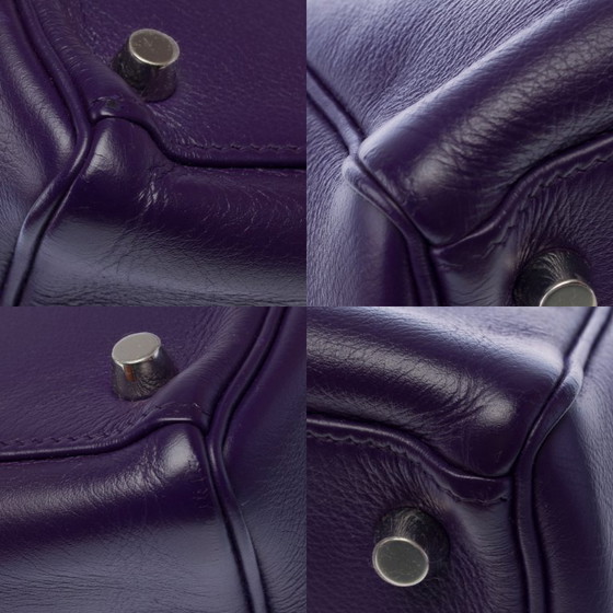 Image 1 of HERMES Kelly 28 in Purple Leather