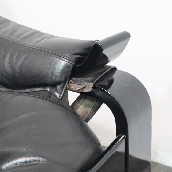 Image 1 of POLTRONA IN PELLE DI AKE FRIBYTTER PER NELO MÖBEL SVEZIA ANNI 70