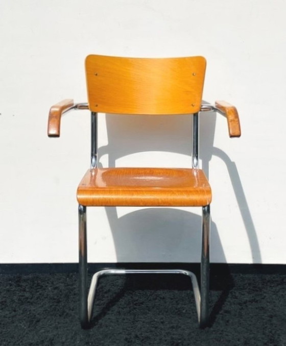 Image 1 of 3 vintage stoelen Mart Stam [ Bauhaus ] industrieel 1930s