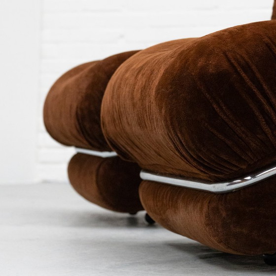 Image 1 of Set of Italian Corolla Armchairs by I.P.E 70's