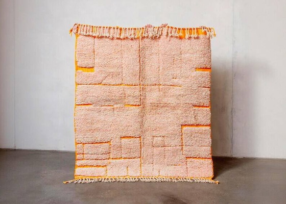 Oranger Wollteppich 250cm x 150cm – Teppiche & Läufer, Wool (photo 2 of 7)