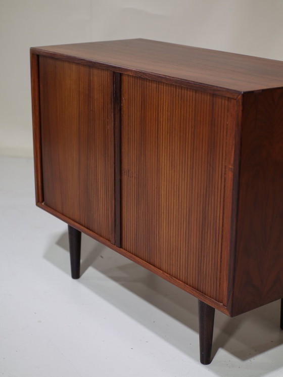Image 1 of Cabinet with tambour doors HG Furniture rosewood Danish