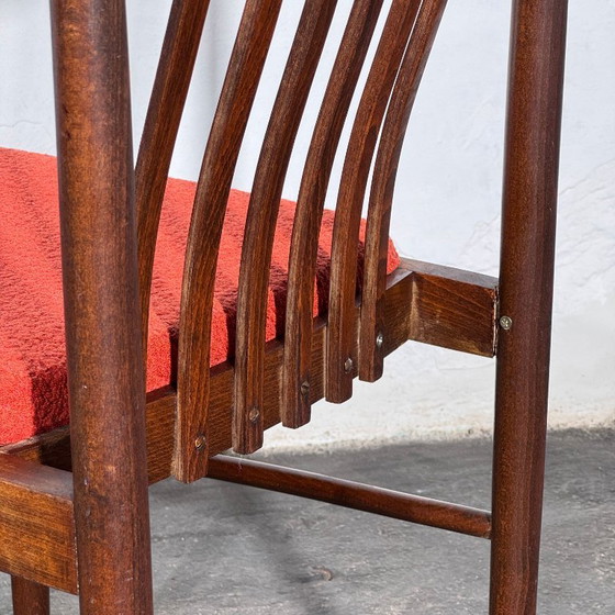 Set van 4 Tatra Nabytok eetkamerstoelen, jaren 60 – Tatra Nábytok, Textile (photo 10 of 14)