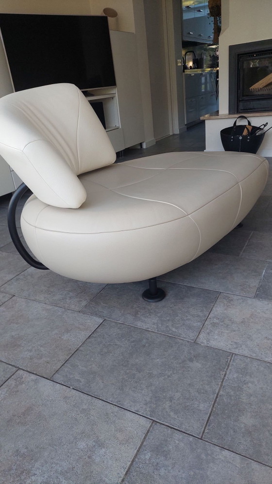Divano Kikko – Leolux, Chaise longue, Pelle, Metallo (photo 7 of 7)