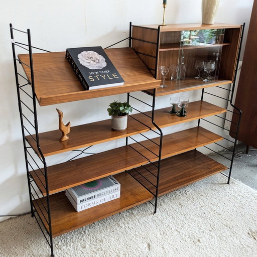 Vintage modular, freestanding wall system WHB