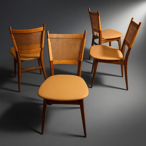 4 trendy dining room chairs by Casala