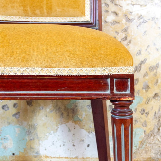 Image 1 of Set di sedie laterali in stile Luigi XVI spagnolo, anni &#39;40