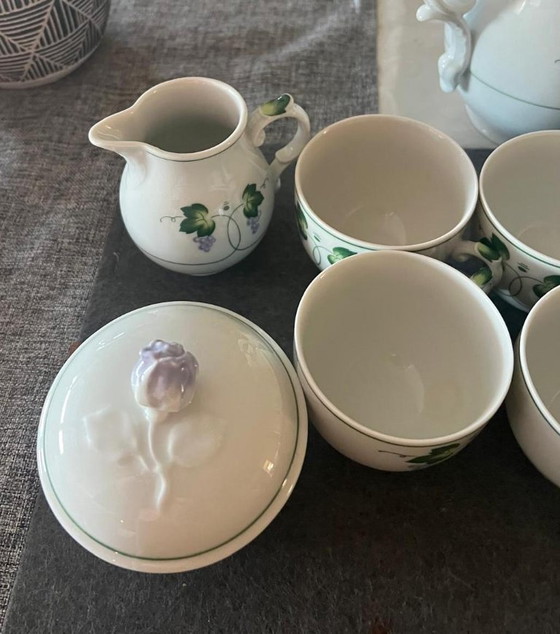 Image 1 of Servizio da caffè Fürstenberg Weinberg - porcellana con pittura a mano