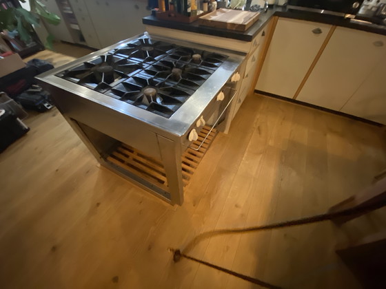 Image 1 of Helios Gasfornuis mit 5 Pitten! Alles funktioniert!