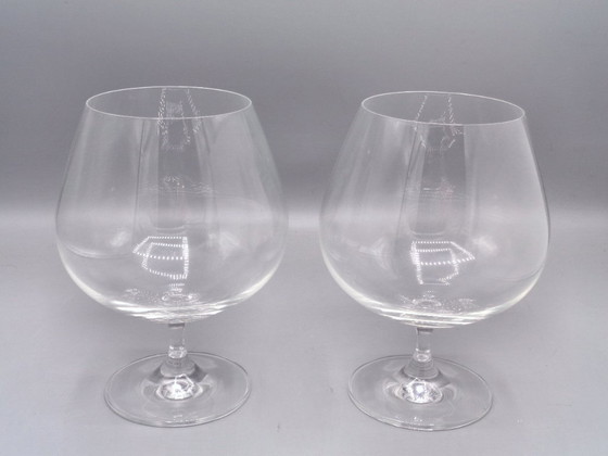 Image 1 of Karaf van geblazen glas met 3 druppels van 925 zilver en 2 proefglazen van geblazen glas.