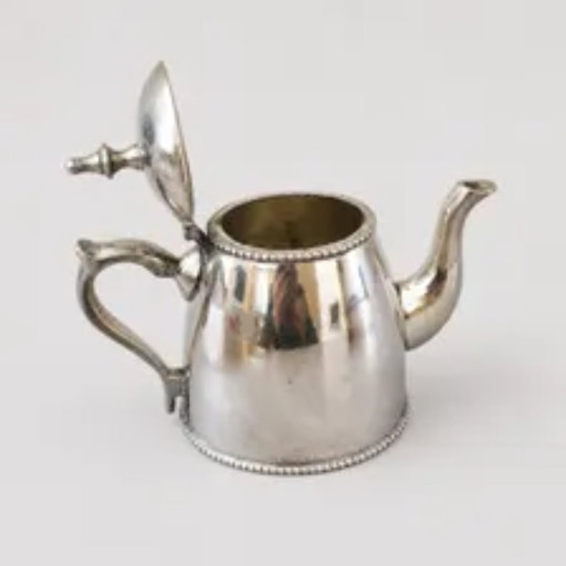 Vintage Silver-Plated Coffee Pot — Classic Italian Tableware