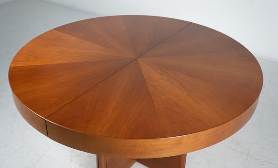 Image 1 of Mid Century Ronde Eettafel Door Tito Agnoli Voor Molteni, 1970S