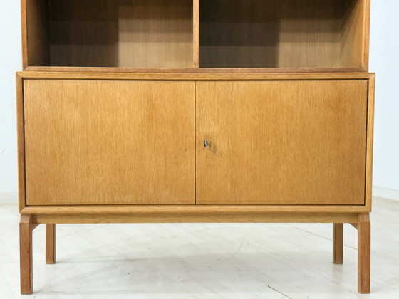 Image 1 of Vintage classic: IKEA MTP shelf / highboard / sideboard – oak – design Marianne Richter