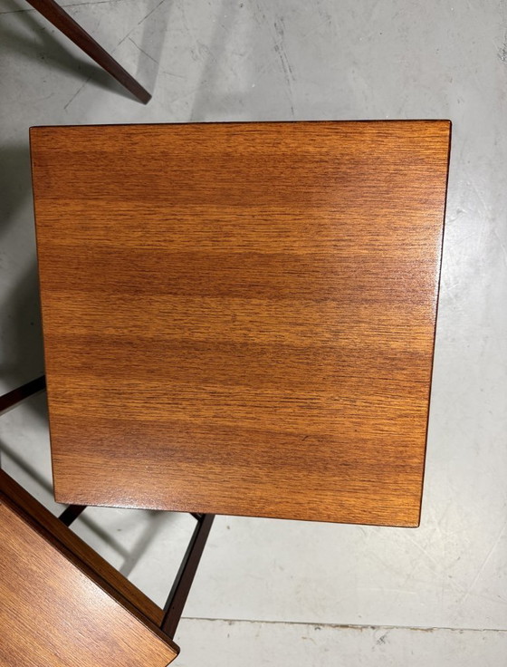 Image 1 of Tables gigognes en teck Skaraborgs Möbelindustri, Suède 1960