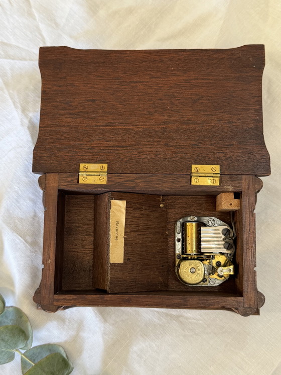 Image 1 of Wooden music box
