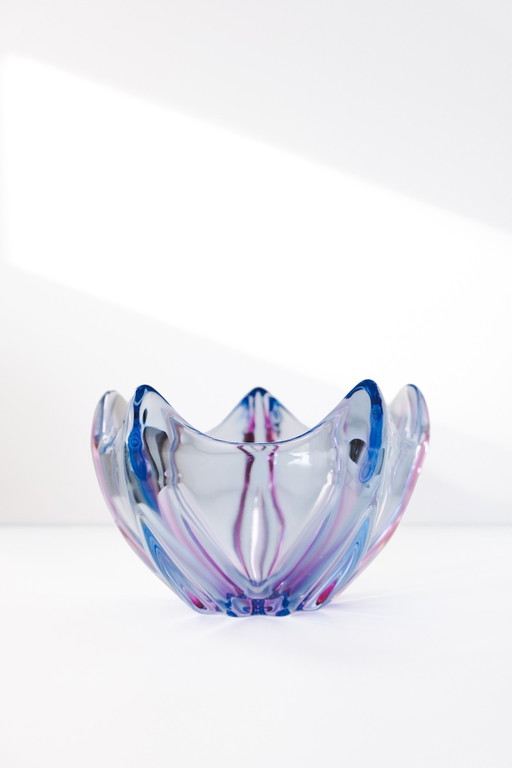 cuenco de Murano azul púrpura