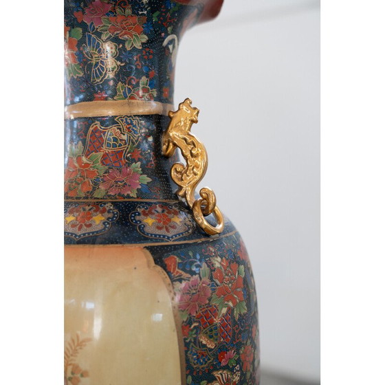 Image 1 of Vaso Satsuma dorato d'epoca, Cina
