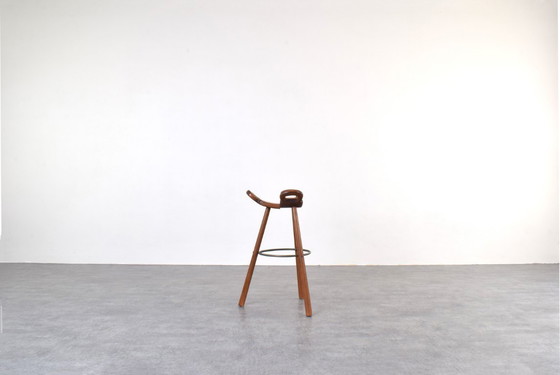 Image 1 of Sgabello da bar brutalista Marbella di Sergio Rodriguez per Conform, anni '70, set di 2.