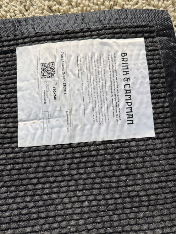 Image 1 of Alfombra de lana Brink and Campman verde bosque 170 x 240