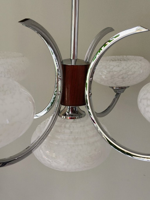 Modernistischer Kronleuchter mit 4 Armen