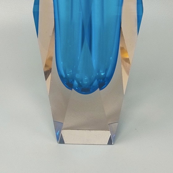 1960s Large Flavio Poli for Seguso Murano Glass Vase – Vintage (photo 6 of 9)