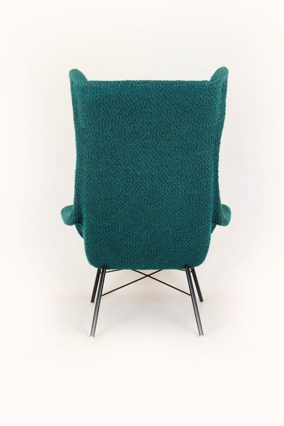 Image 1 of Wingback Lounge Chair van Miroslav Navrátil, Tsjecho-Slowakije, jaren 60